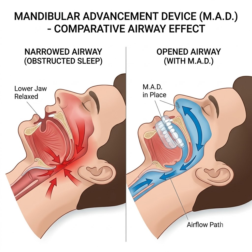 Patient being assessed for sleep-disordered breathing